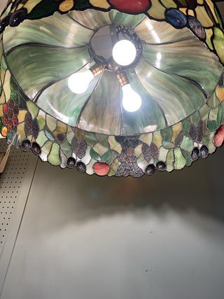 Stained glass Chandelier 24" x 18" 3 Light