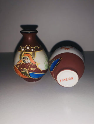 Vintage Japanese Mini Porcelain Vases (set of 2)
