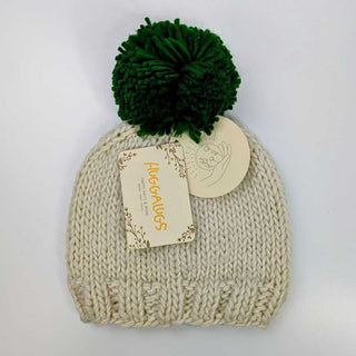2 - 6 Y Shamrock St. Patrick's Day Hand Knit Beanie Hat