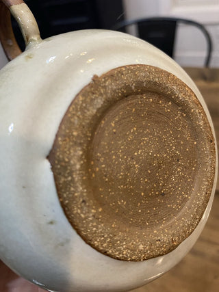 Small handmade stoneware coffee mug