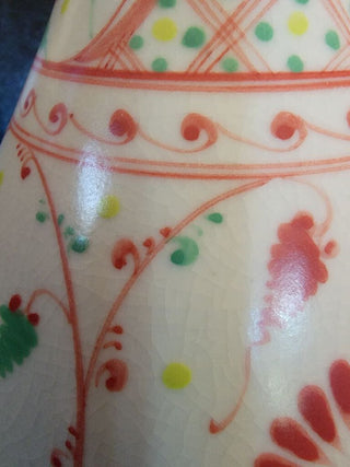 Chinese Yuhuchunping porcelain vase DNC (8"H x 5"R)