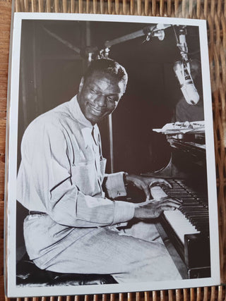 3 Brass Framed Nat King Cole. 1919-1965