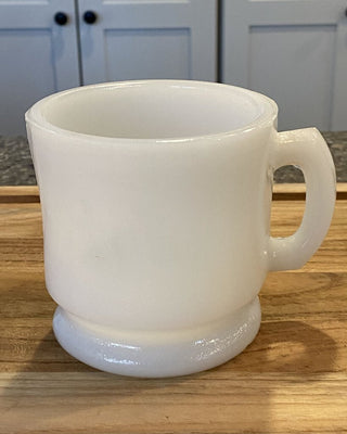 Unmarked Vintage Milk Glass Mug