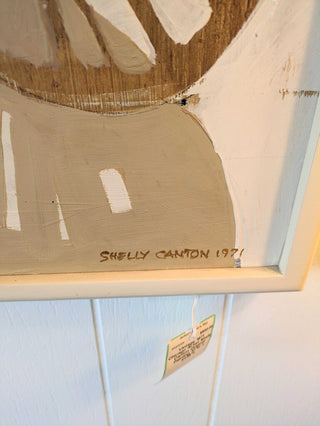 Org. $2000, Vintage 1971 Chicago Artist Shelly Canton Original Mix Media Painting