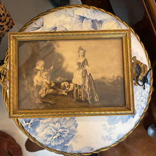 Victorian Gilded Tray with handles FiRM