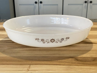 Dynaware Pyr-O-Rey Vintage Oval Casserole Dish Glass Bowl #8