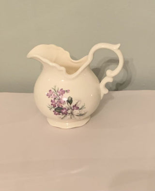 Winrose small pitcher w/violets