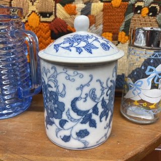 Vintage Blue Mug with Lid